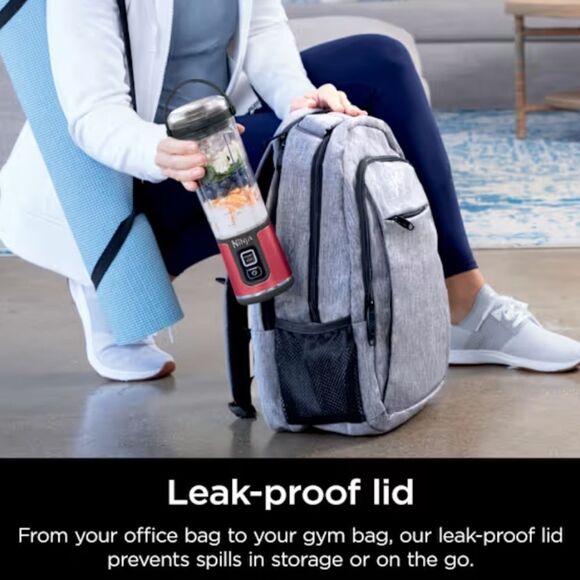 Ninja Blast 18oz Portable Blender & Accessories- Metallic Red - Picture 4 of 8